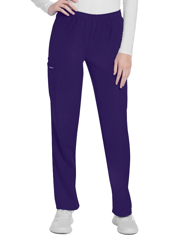 Women's 3-Pocket Mid Rise Cargo Pant Cozy Jogger Leggings