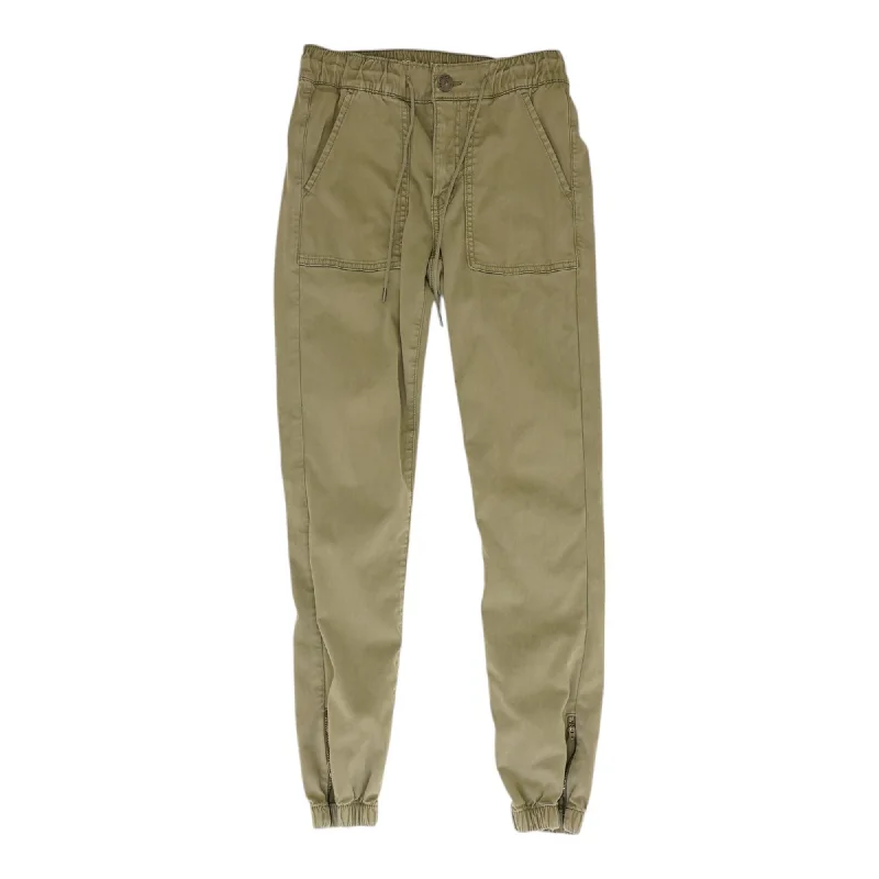 Olive Solid Joggers Pants Fashionable Jogger Pants