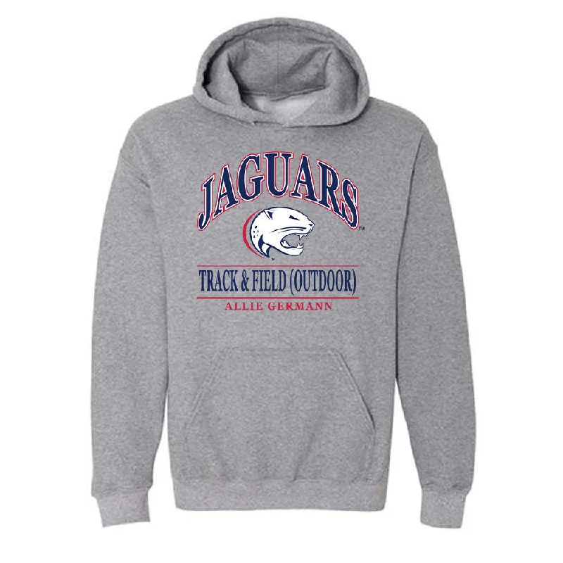 South Alabama - NCAA Women's Track & Field (Outdoor) : Allie Germann - Hooded Sweatshirt Classic Fashion Shersey Cotton Hoodie Fleece Lining Warmth