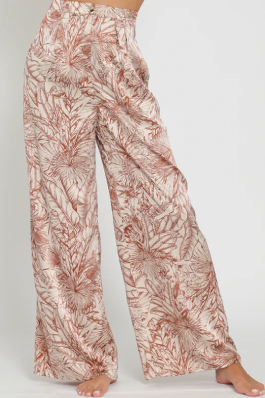 D2595 - High Waist Wide Leg Pant Stylish Harem Pants