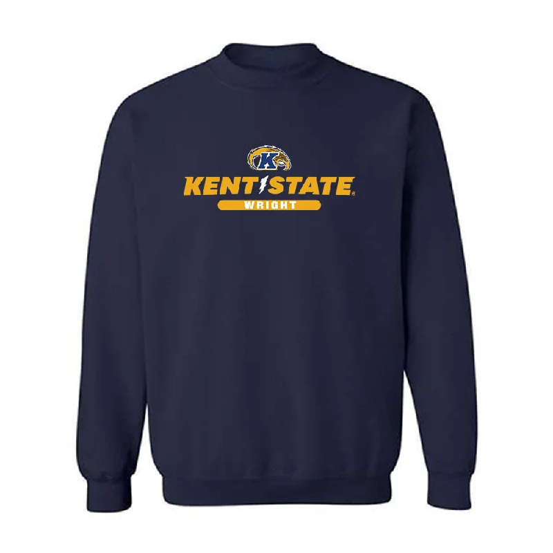Kent State - NCAA Women's Track & Field (Outdoor) : Briana Wright - Crewneck Sweatshirt Classic Fashion Shersey Hoodie with Back Slit Movement Comfort