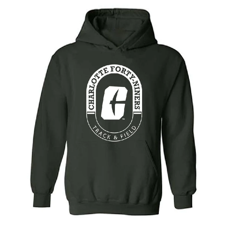 UNC Charlotte - NCAA Women's Track & Field (Outdoor) : Jaden Jenkins - Hooded Sweatshirt Classic Shersey Hoodie with Turtle Neck Cozy Winter