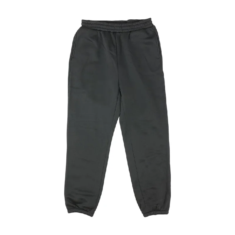 Black Solid Joggers Pants Classic Bootcut Trousers