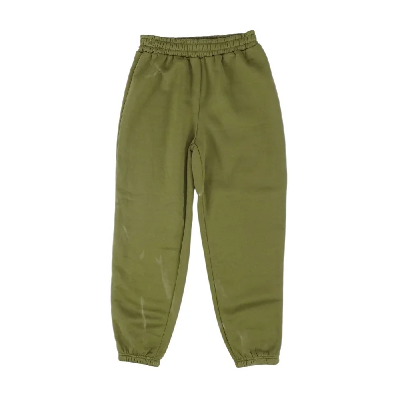 Green Solid Pants Comfortable Denim Leggings