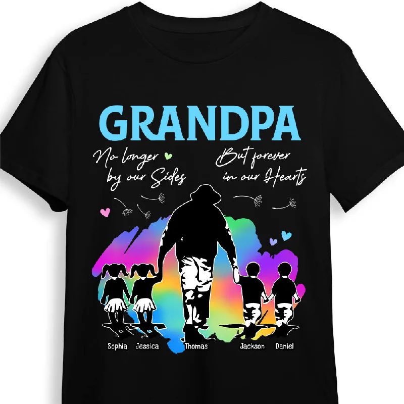 Personalized Memorial Gift Grandpa On My Heart Shirt - Hoodie - Sweatshirt 29100 Hoodie with Button Placket Classic Preppy