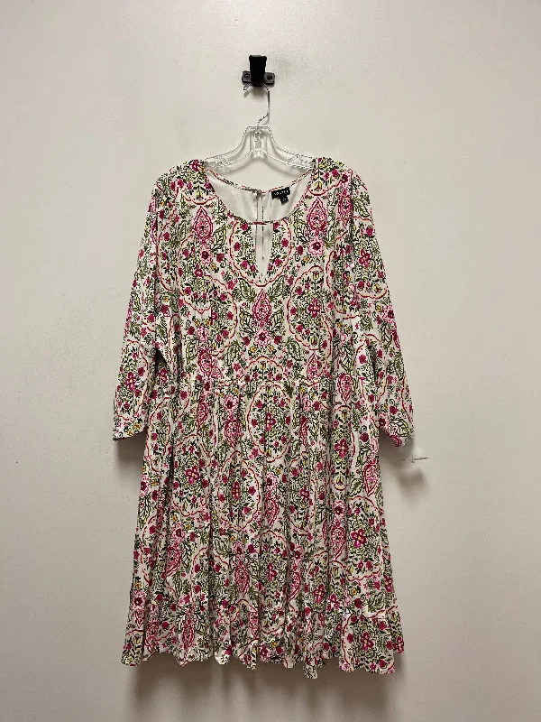 Green Dress Casual Short Torrid, Size 4x empire Waist empire