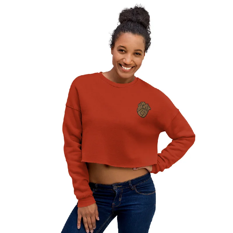 Money Luv Crop Sweatshirt Hoodie with Color Block Contrast Stylish