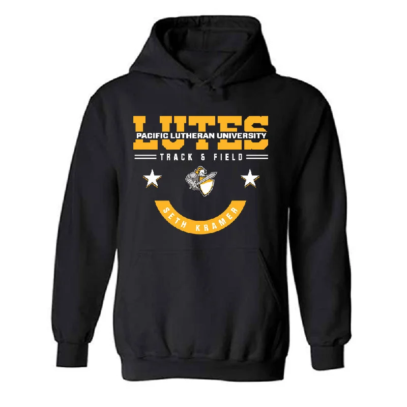 PLU - NCAA Women's Track & Field (Outdoor) : Seth Kramer - Hooded Sweatshirt Classic Fashion Shersey Hoodie with Elastic Waist Stretchable Comfortable