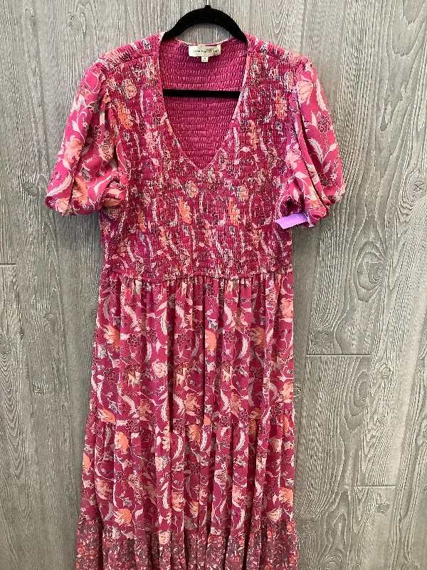 Dress Casual Maxi By Clothes Mentor In Pink, Size: 2x Tunics Modern contemporary