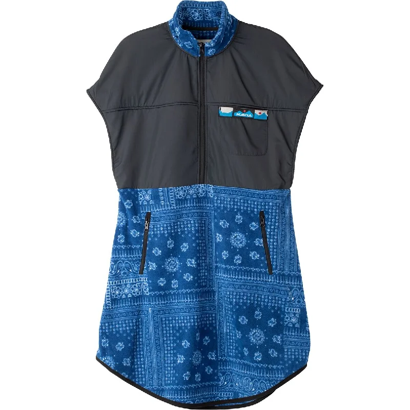 Kavu Women's Neve Fleece Cape Dress Tunics Running lightweight