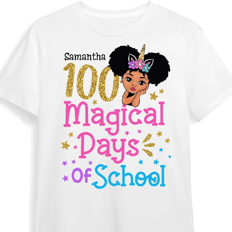 Personalized Love Gift 100 Magical Days Of School Shirt - Hoodie - Sweatshirt 23235 Oversized Hoodie Comfort Casual