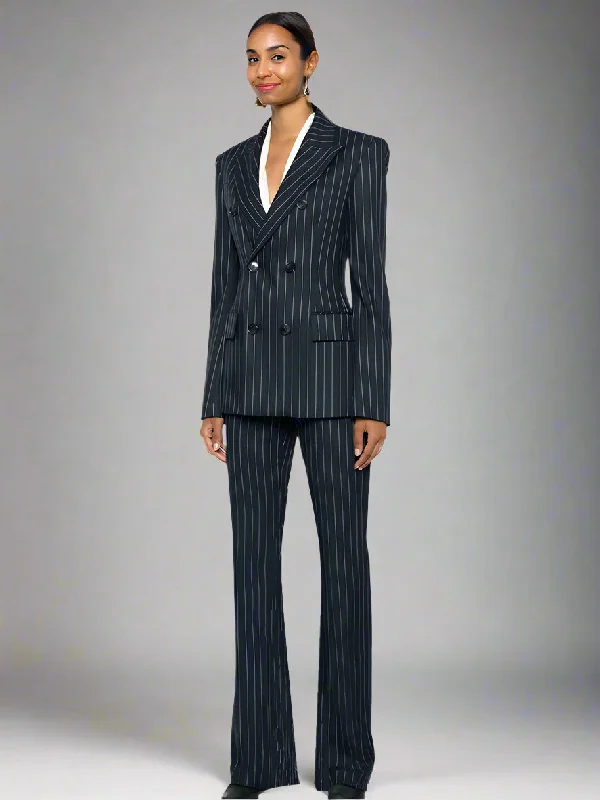 Ashore Shop womens modern classic two piece pant suit sets Stylish Casual Pants
