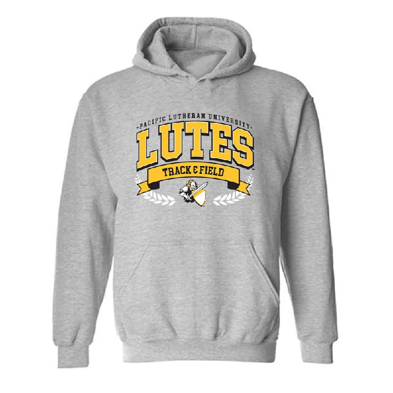 PLU - NCAA Women's Track & Field (Outdoor) : Seth Kramer - Hooded Sweatshirt Classic Fashion Shersey Hoodie with Hem Detail Decorative Unique