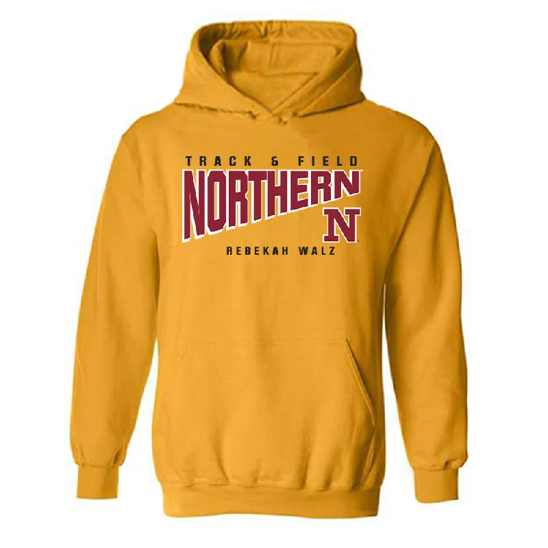 NSU - NCAA Women's Track & Field (Outdoor) : Rebekah Walz - Hooded Sweatshirt Classic Fashion Shersey Hoodie with Thumb Holes Functional Cozy