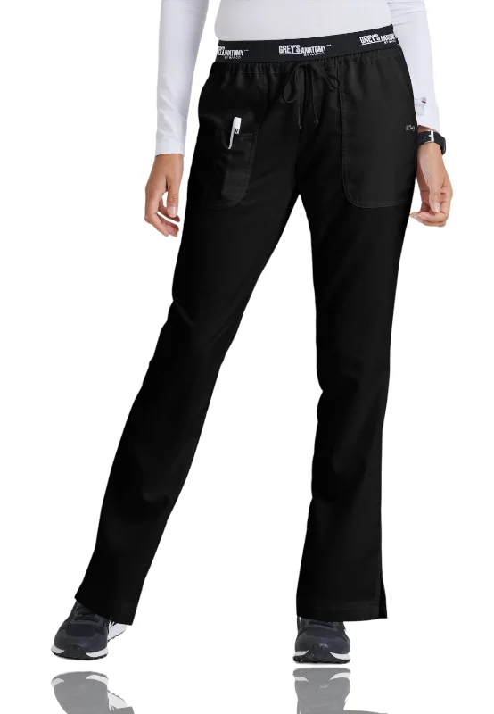 Women's Drawcord Aubrey Pant Chic Checkered Pants