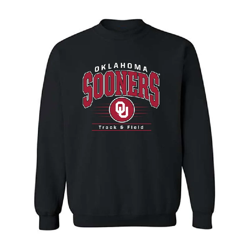 Oklahoma - NCAA Men's Track & Field (Outdoor) : Bj Green - Crewneck Sweatshirt Classic Shersey Hoodie with Hidden Zipper Minimalist Clean