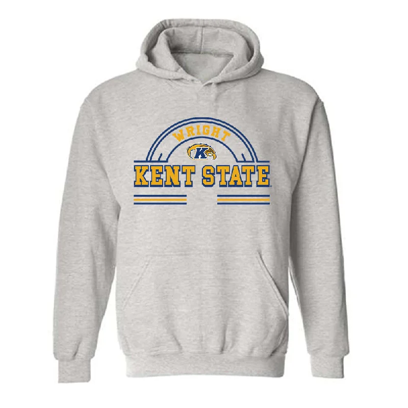 Kent State - NCAA Women's Track & Field (Outdoor) : Briana Wright - Hooded Sweatshirt Classic Fashion Shersey Zip Hoodie Drawstring Kangaroo Pocket