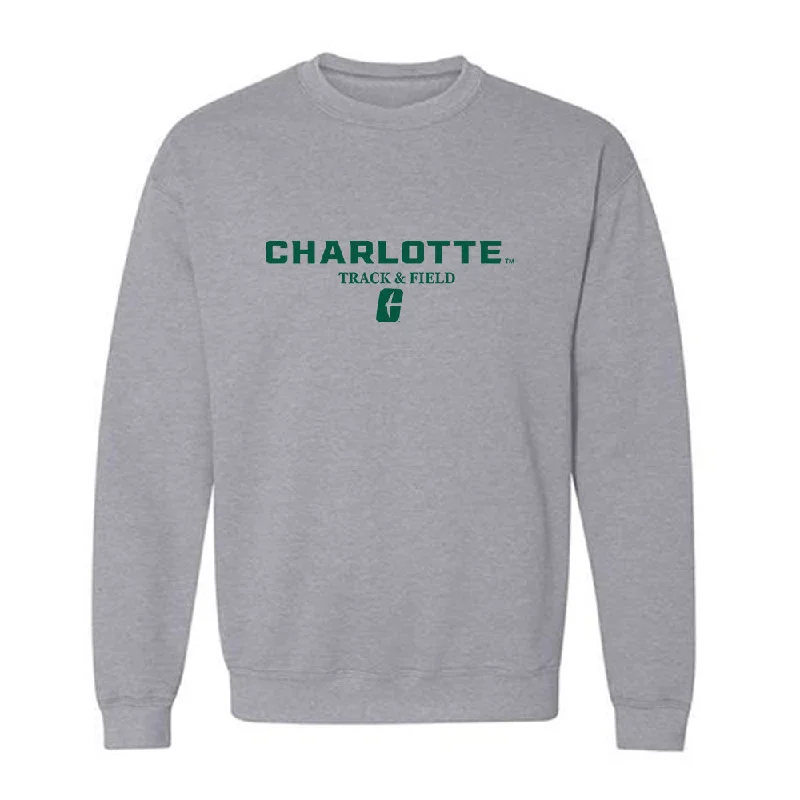 UNC Charlotte - NCAA Women's Track & Field (Outdoor) : Jaden Jenkins - Crewneck Sweatshirt Classic Shersey Hoodie with Magnetic Closure Innovative Modern