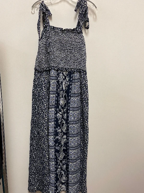 Dress Casual Maxi By Angie In Navy, Size: 1x Tunics Canvas sturdy
