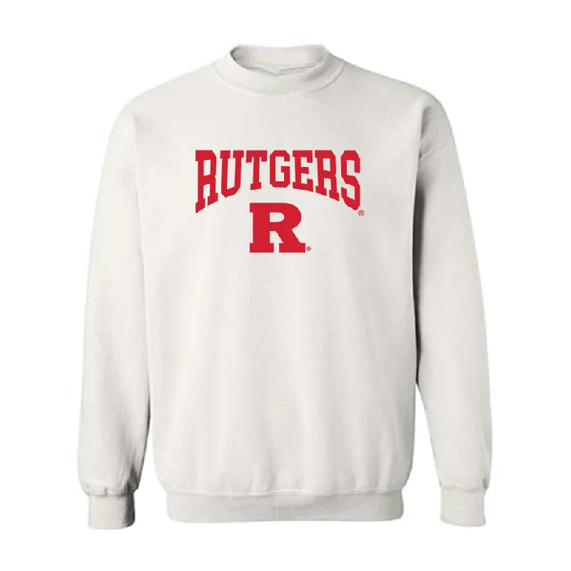 Rutgers - NCAA Women's Track & Field (Outdoor) : Celine-Jada Brown - Crewneck Sweatshirt Classic Shersey Hoodie with Pocket Utility Practical