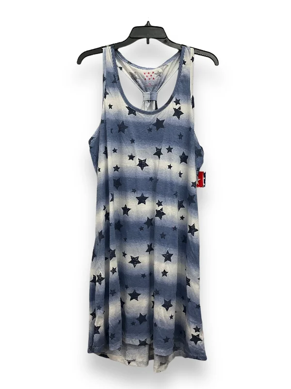 Dress Casual Short By Clothes Mentor In Blue, Size: 1x Tunics Luxurious high-end
