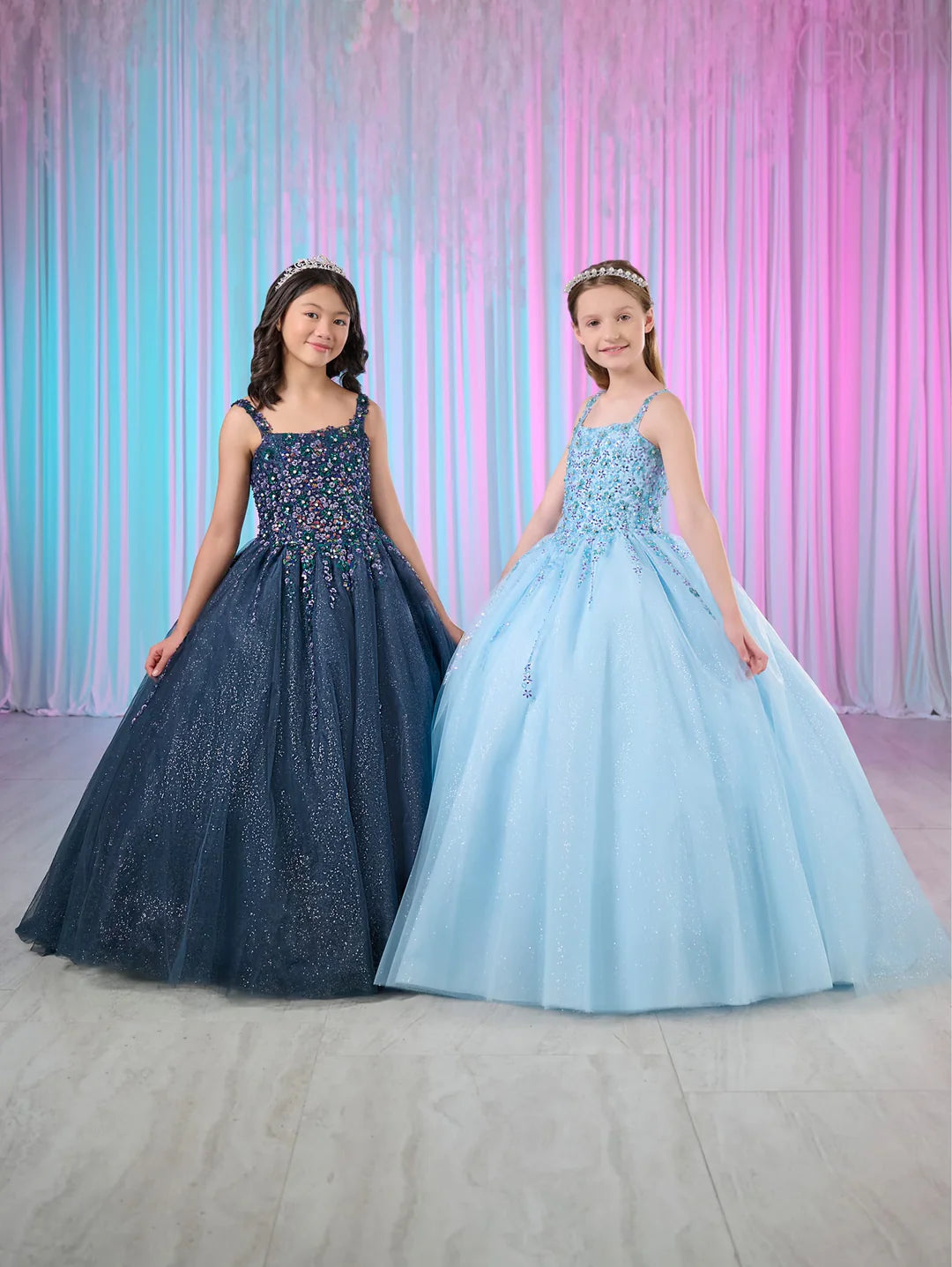 Tiffany Princess 13769 Girls Pageant Dress Shimmer Tulle Beaded A Line Tulle Corset Ballgown Tunics Fall fleece