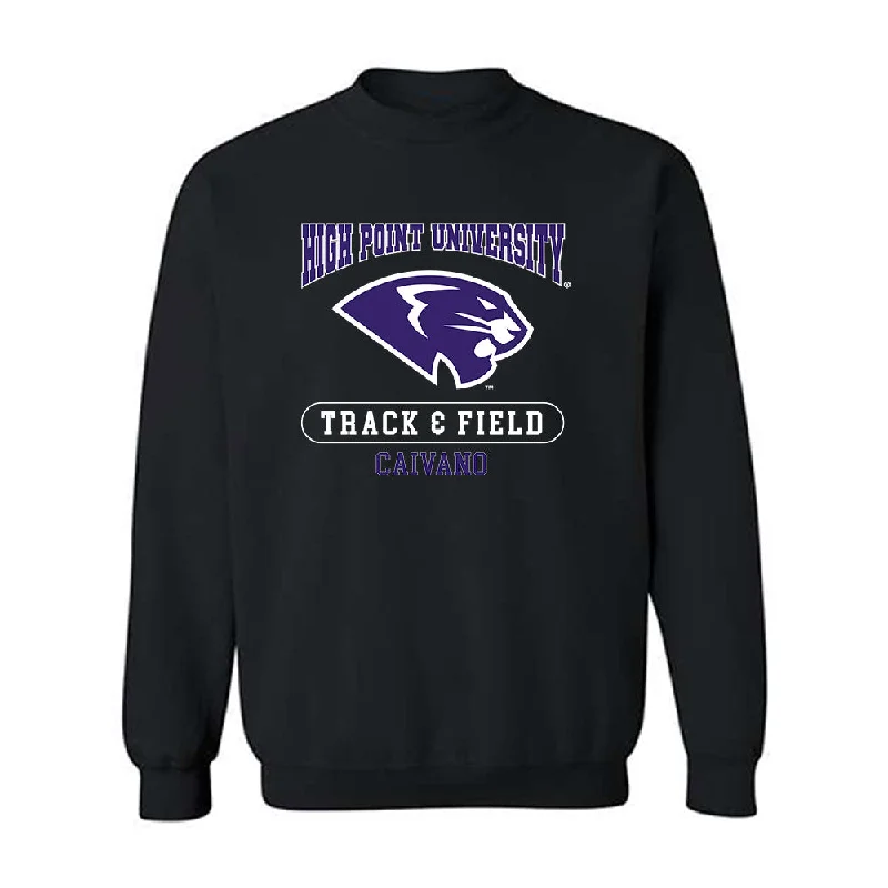 High Point - NCAA Women's Track & Field (Outdoor) : David Caivano - Crewneck Sweatshirt Classic Fashion Shersey Hoodie with Relaxed Fit Easy Casual