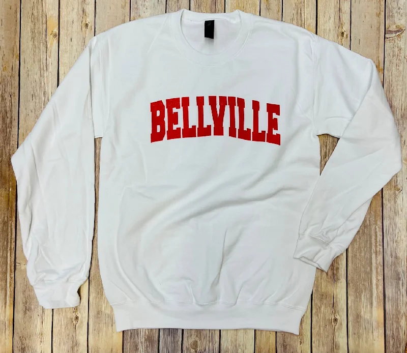 Bellville Crewneck Sweatshirt Hoodie with Turtle Neck Cozy Winter