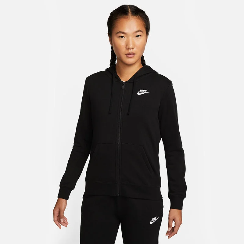 Nike Women's Sportswear Club Fleece Full-Zip Hoodie Hoodie Sweatshirt Pullover