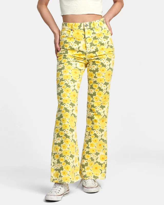 Groove Corduroy Pants - Fern Slim-Fit Leggings