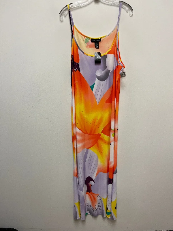 Multi-colored Dress Casual Maxi Ashley Stewart, Size 3x Tunics Top rated