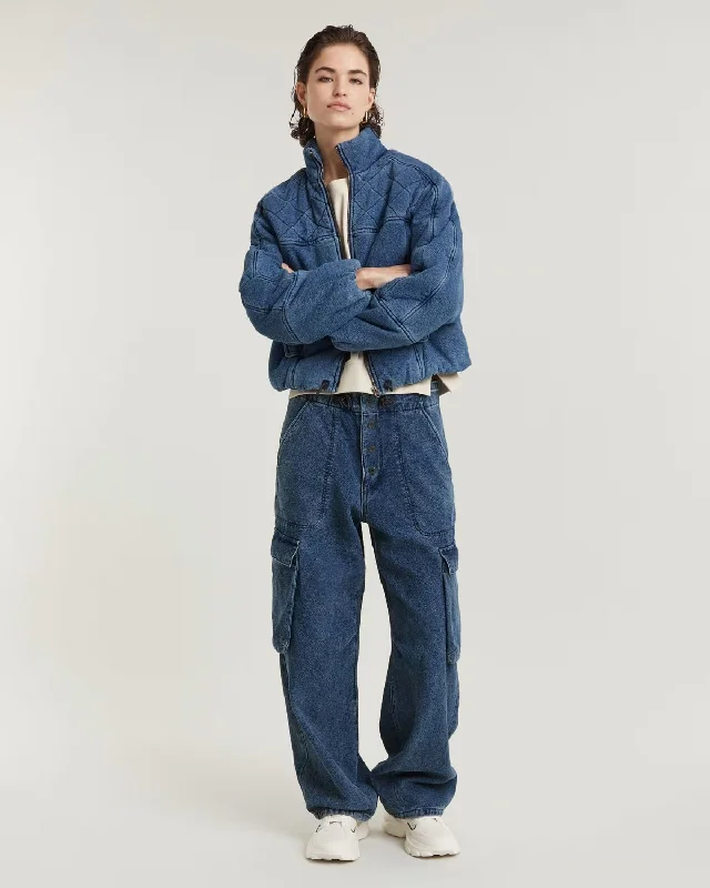 COCOON DENIM PANTS Modern Stretch Trousers