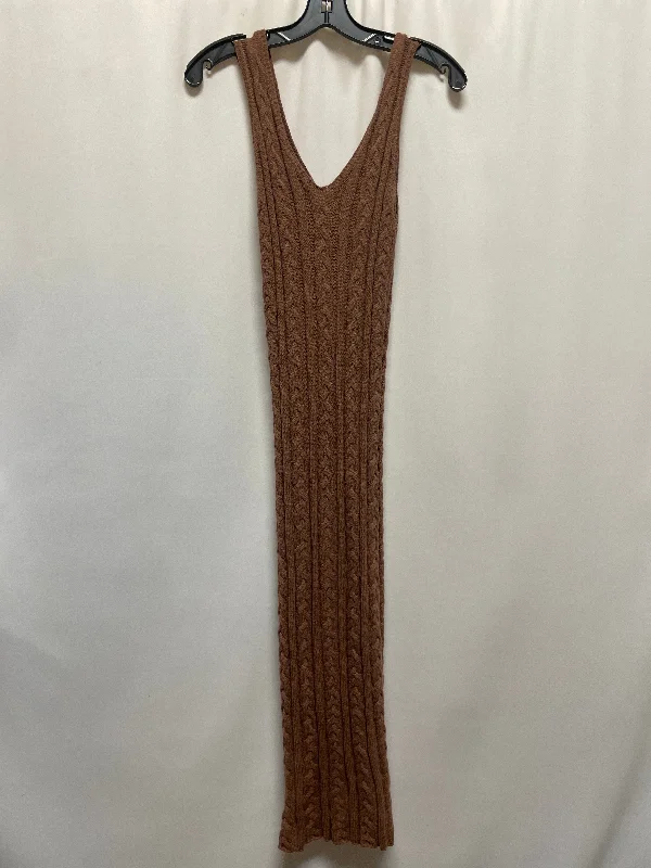 Dress Casual Maxi By Clothes Mentor In Brown, Size: 2x Tunics Bestseller popular