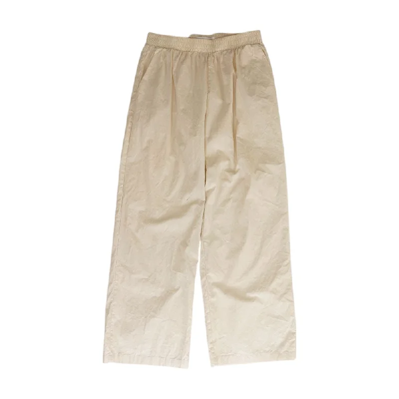 Beige Solid Pants Comfortable Cargo Pants