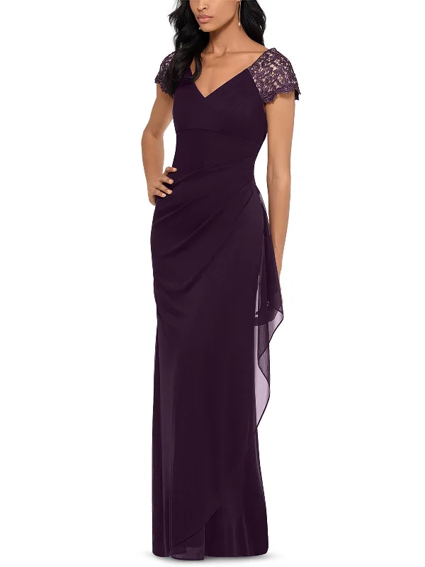 Womens Short Sleeve Long Evening Dress Tunics Occasion special