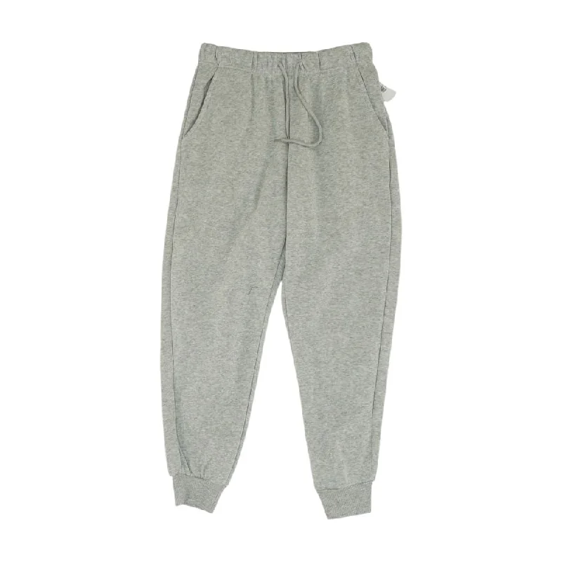 Gray Solid Joggers Pants Elegant Trouser Pants