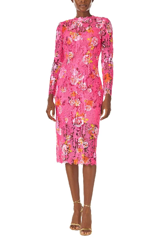 Long Sleeve Lace Sheath Dress Tunics Practical durable