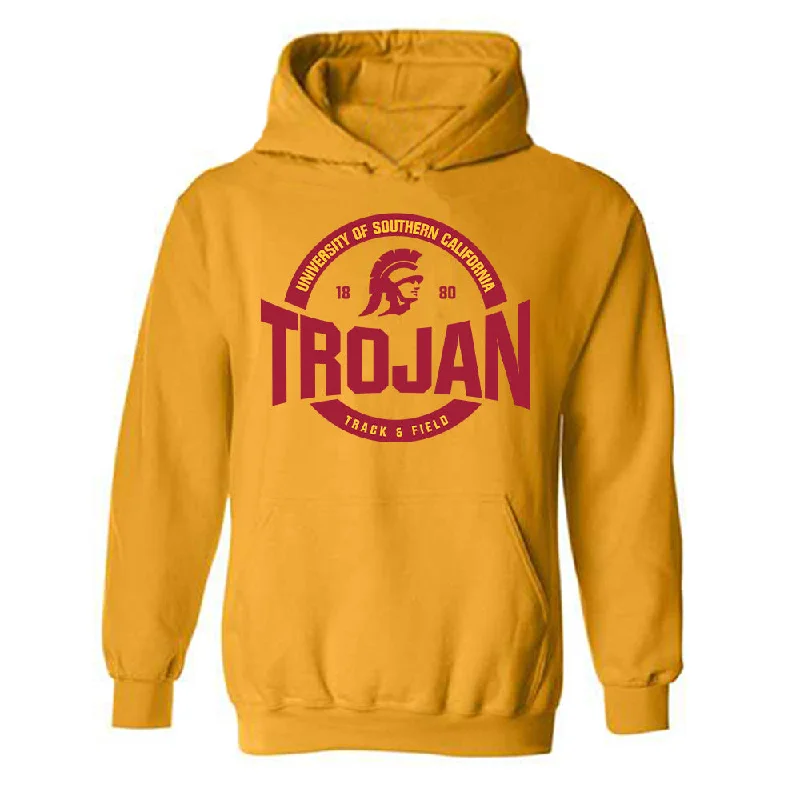 USC - NCAA Women's Track & Field (Outdoor) : Reese Garland - Hooded Sweatshirt Classic Fashion Shersey Hoodie with Ribbed Hem Stretchable Secure