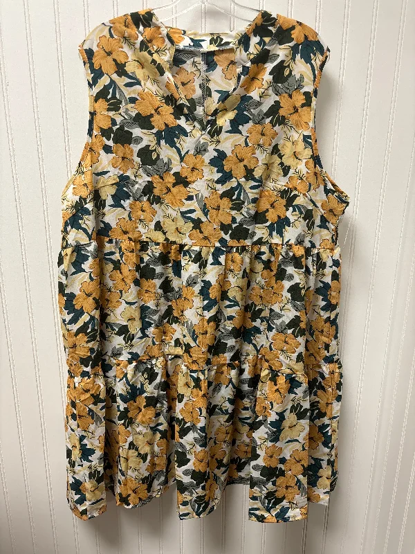 White Dress Casual Short Clothes Mentor, Size 3x Tunics Short Trendy