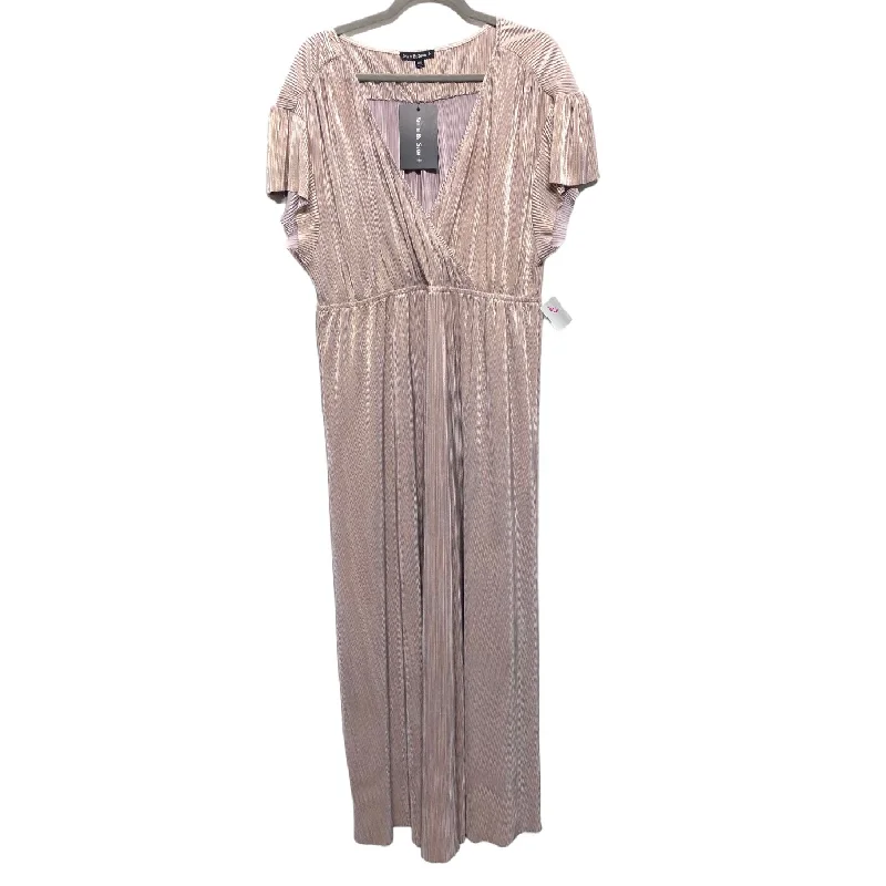 Dress Party Long By Clothes Mentor In Pink, Size: 2x Tunics Floral girly
