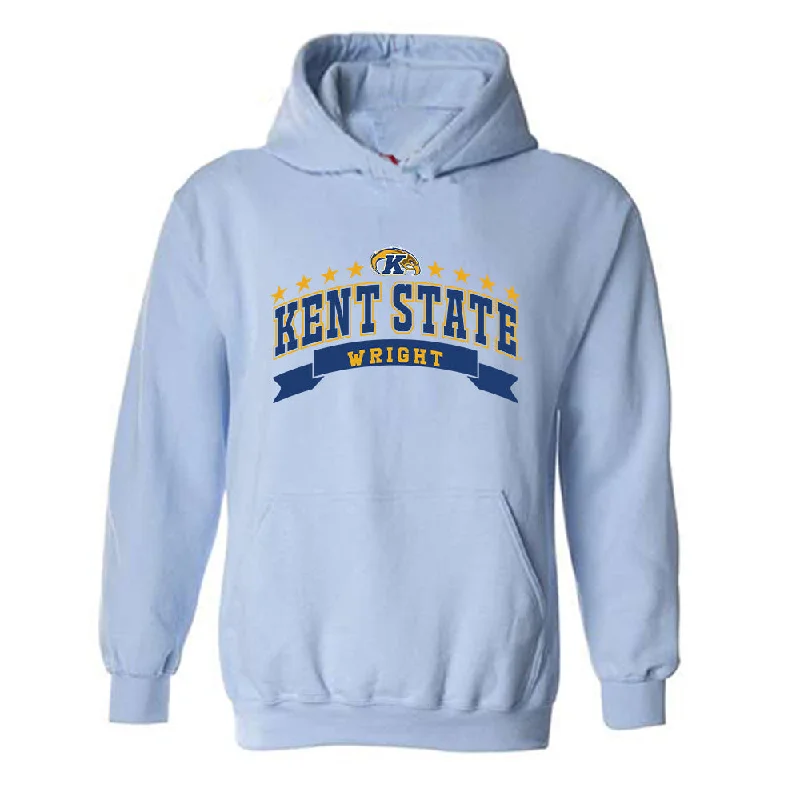Kent State - NCAA Women's Track & Field (Outdoor) : Briana Wright - Hooded Sweatshirt Classic Fashion Shersey Hoodie with Hem Elastic Stretchable Comfortable