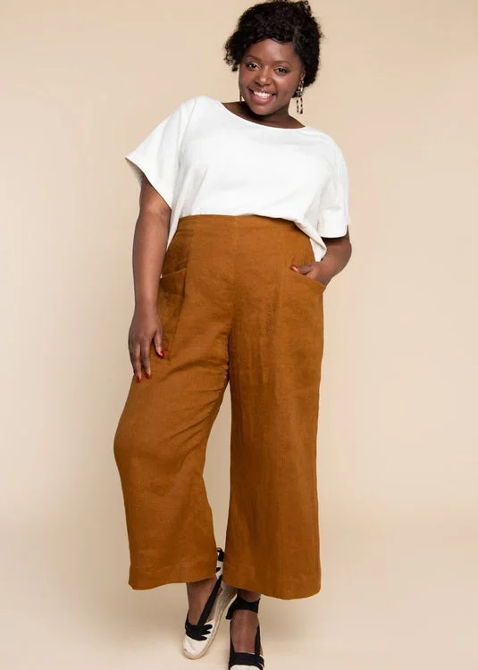Closet Core Patterns Pietra Pants and Shorts. Casual Plaid Pants
