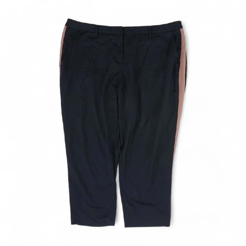 Black Solid Capri Pants Sleek Black Pants