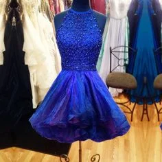 Charming homecoming Dress, Sexy Tulle Evening Dress, Beaded Party Dress  cg7756 Tunics Lace romantic