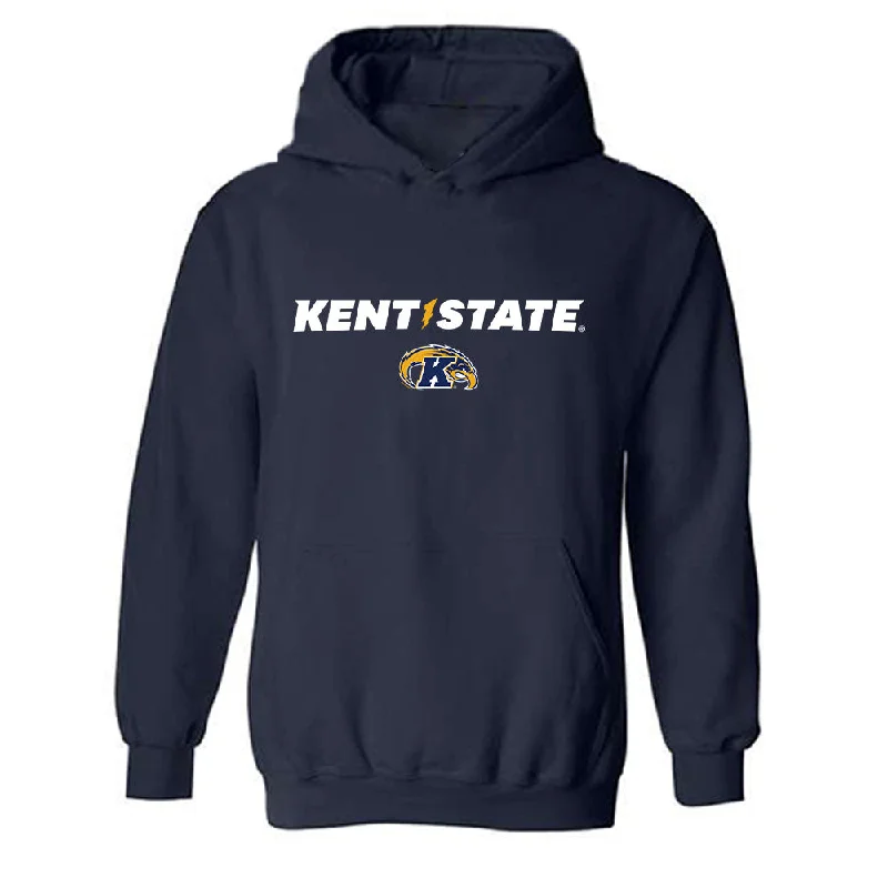 Kent State - NCAA Women's Track & Field (Outdoor) : Briana Wright - Hooded Sweatshirt Classic Shersey Hoodie with Hem Frayed Vintage Worn