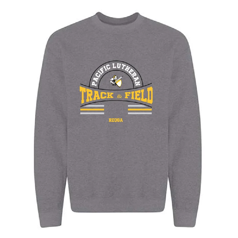 PLU - NCAA Women's Track & Field (Outdoor) : Madelyn Requa - Crewneck Sweatshirt Classic Fashion Shersey Hoodie with Hidden Zipper Minimalist Clean