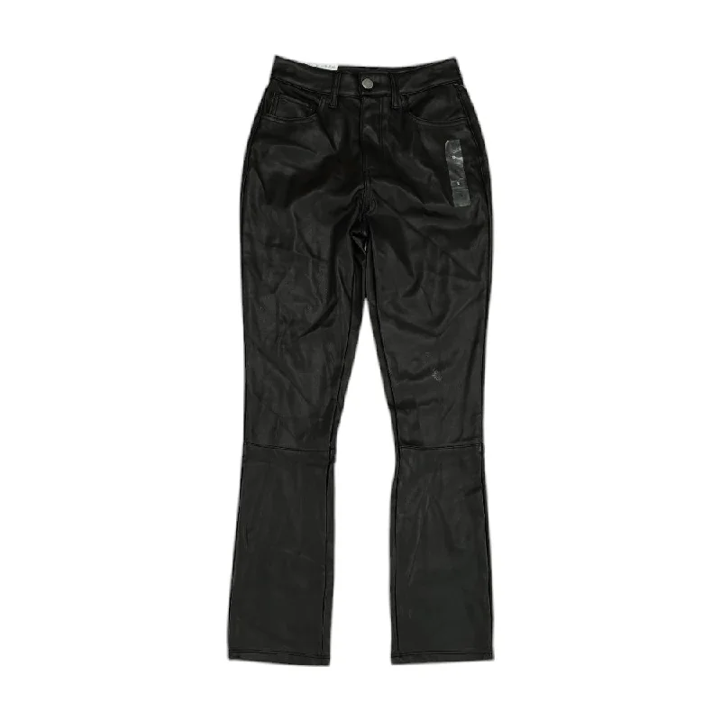 Black Solid Five Pocket Pants Comfortable Jogging Pants