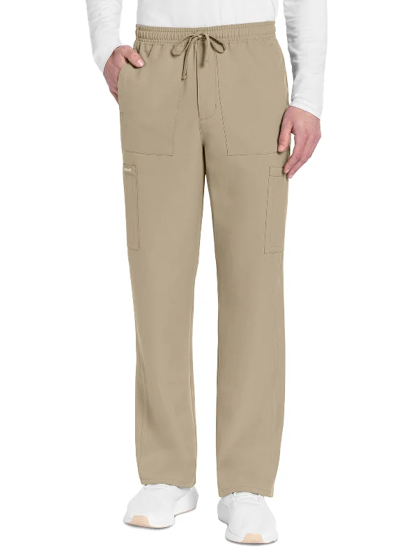 Men's 6-Pocket Straight Leg Pant High-Waist Jogger Pants