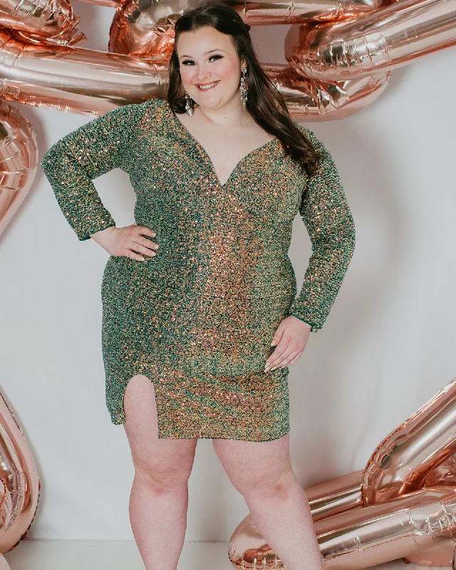 Illuminate the Night Party Dress | Green Surge Tunics Office stylish
