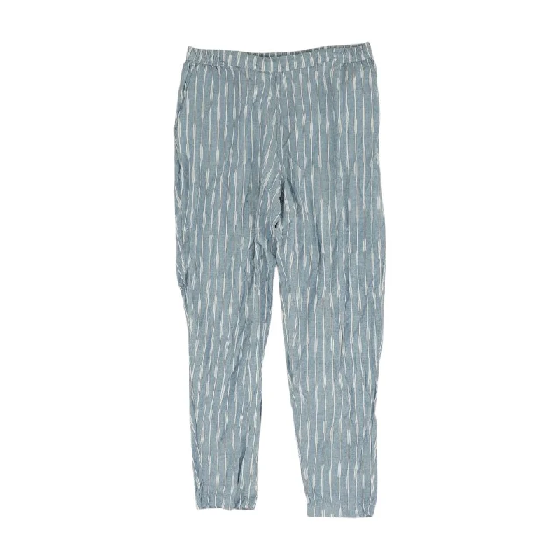 Blue Striped Pants Soft Sweatpants Style